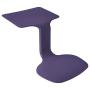 ECR4Kids - ELR-15810-EP The Surf Portable Lap Desk, Flexible Seating for Homeschool and Classrooms, One-Piece Writing Table for Kids, Teens and Adults, GREENGUARD [Gold] Certified, Eggplant