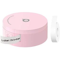 SQWAN Mini Label Printer, Wireless BT Portable Label Maker, Pocket Thermal Label Printer, Compatible with Android & iOS System, for Office School Home (Pink)