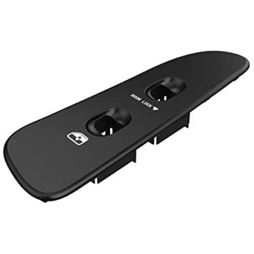 BASIKER Window Switch Cover, Passenger Side Door Switch Panel Bezel Trim for 2002-2010 Dodge Ram 1500 2500 3500, Black
