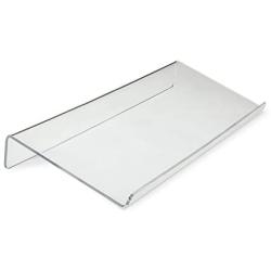 Source One Premium Tilted Keyboard Stand for Ergonomic, Clear Acrylic (Full)