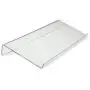 Source One Premium Tilted Keyboard Stand for Ergonomic, Clear Acrylic (Full)