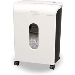 GoECOlife GMW124P-Wht Limited Edition 12-Sheet High Security Microcut Paper Shredder, White