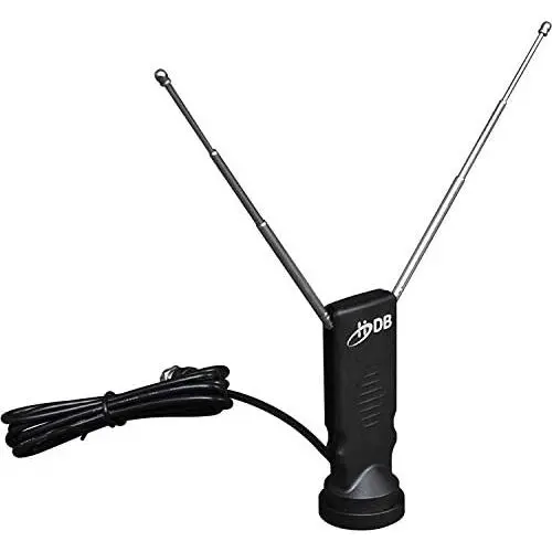 HIDB Portable TV Antenna, 50 Miles Range for Free-to-air HDTV Channels，Stickiness Base for Easy Placement Both Suitable for Home Car Antenna tv Digital hd Indoor Outdoor