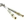 TRI-TRONICS BF-A-36T 0.125 INCH, 3 FEET, Glass, Fiber Optic Cable, Stainless Steel Jacket, Diffuse Mode, BIFURCATED