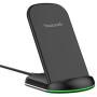 Yootech Wireless Charger,Qi-Certified 10W Max Wireless Charging Stand, Compatible with iPhone 12/12 Pro/SE 2020/11 Pro Max, Galaxy S21/S20/Note 10/Note 10 Plus/S10/S10 Plus(No AC Adapter)