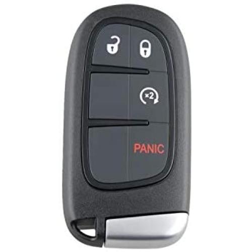 Keyless Entry Remote Start Smart Car Alarm Key Fob for 2013-2018 Ram 1500, 2500, 3500 GQ4-54T