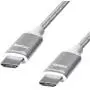 Amazon Basics 10.2 Gbps High-Speed 4K HDMI Cable with Braided Cord, 6-Foot, Silver