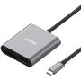 SD Card Reader USB C, Unitek 3 in 1 Type C to USB Camera SD/Micro SD Memory Card Reader Adapter 2TB Capacity for MacBook Pro/Air, iPad Pro, XPS, Samsung Galaxy S10/S9/S8 and More USB-C Devices (15cm)