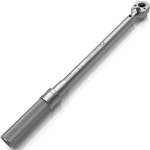 Olsa Tools Click Torque Wrench, 1/2-Inch Drive (20-150 ft-lb Torque Range) | Premium Precision Ratcheting Adjustable Torque Wrench | ±3% Torque Accuracy Clockwise | Professional Grade