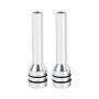 Qiilu 2Pcs Universal Car Truck Aluminum Interior Door Lock Knob Pins Cover(Silver) Qiilu 2Pcs Universal Car Truck Aluminum Interior Door Lock Knob Pins Cover(Silver)