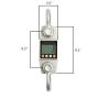 Hyindoor Digital Hanging Scale 3000kg/6000lb Industrial Heavy Duty Crane Scale Smart High Accuracy Electronic Crane Scale