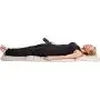 Relaxzen 10-Motor Massage Plush Mat with Heat and Extra Foam, Beige