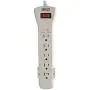 Tripp Lite 7 Outlet Surge Protector Power Strip, 15ft. Extra Long Cord, Right Angle Plug, Fax/Modem Protection, RJ11, 75K Insurance & (SUPER7TEL15)