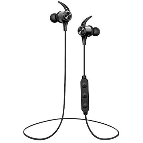 Wireless Headphones, Boltune Bluetooth Headphones with Magnetic Connection, 16 Hrs Work Time IPX7 Waterproof Bluetooth 5.0 Sports Earphones for Running Built-in Mic