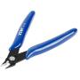 Professional Pliers Cutter Electronic Flush Wire Cutter Carbon Steel Cutting Nippers for Electrical Jewelry making (Blue)