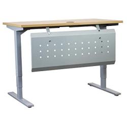 Aluminum Modesty Panel - 39'' - Grey. Accessory for Computer Standing Desk 48 x30 inch