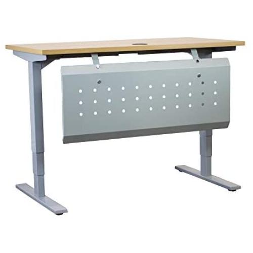 Aluminum Modesty Panel - 39'' - Grey. Accessory for Computer Standing Desk 48 x30 inch