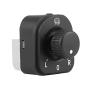 Fydun Side Mirror Control Button ABS Plastic Side Mirror Control Switch Knob Black for 1K0959565H 1K0959565F 1K0959565K