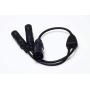 Wirenest GA Twin Plug to Airbus XLR Headset Adapter
