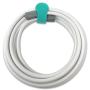Wrap-It Storage Self-Gripping Reusable Cable Ties, Aqua, 40 Pack (20 4” Straps, 20 8” Straps) – Hook and Loop Cord and Wire Organizer for Computer, PC, and Desk Cable Management