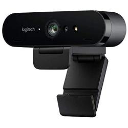 Logitech BRIO Ultra HD Webcam for Video Conferencing, Recording, and Streaming - Black