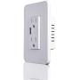 Smart Wi-Fi Light Switch, Works with Alexa, Google Home Compatible, iOS Android Smartphone Wireless Control, No Hub Required, Timer Schedule, Switch On Off (Wall Outlet)