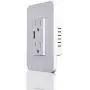 Smart Wi-Fi Light Switch, Works with Alexa, Google Home Compatible, iOS Android Smartphone Wireless Control, No Hub Required, Timer Schedule, Switch On Off (Wall Outlet)