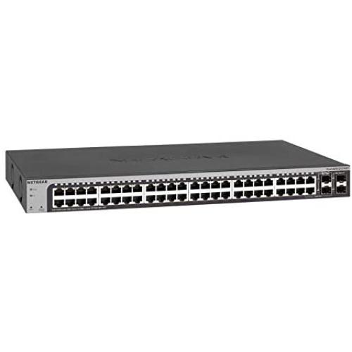 NETGEAR 48-Port Gigabit Ethernet Smart Switch (GS748T) - Managed with 4 x 1G SFP, Desktop/Rackmount, and ProSAFE Limited Lifetime Protection NETGEAR 48-Port Gigabit Ethernet Smart Switch (GS748T) - Managed with 4 x 1G SFP, Desktop/Rackmount, and ProSAFE Limited Lifetime Protection