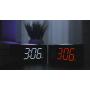 Rocam Alarm Clock for Bedrooms - Large 6.5'' LED Display with Dimmer, Snooze, 7 Color Night Light, Easy to Set, USB Chargers, Battery Backup, 12/24 Hours for Heavy Sleepers, Kids, Boys, Girls, Elderly