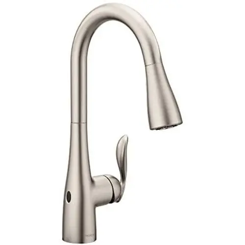 Moen 7594EWSRS Arbor Motionsense Wave Sensor Touchless One-Handle Pulldown Kitchen Faucet Featuring Power Clean , Spot Resist Stainless
