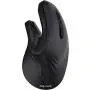Bluetooth Ergonomic Mouse, Jelly Comb Advanced Vertical Wireless Bluetooth Mouse 2.4GHz Optical Vertical Mice, Easy Switch Between 2 Devices with Bluetooth and USB Connection MV045-Black