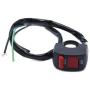 AUTUT 2 Pcs Motorcycle ATV Handlebar ON Off Switch for Headlight Angel Eyes Spotlight, Fit for 7/8'' Handlebar