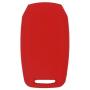 WEIBISS 2 Pack 6 Buttons Silicone Remote Key Fob Cover Protector Case Holder Skin Jacket for Dodge 2019 2020 2021 Ram 1500 Laramie Longhorn, Red Blue