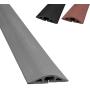 Electriduct D-2 Rubber Duct Cord Cover - 30 Inch (2.5 Feet) Gray Floor Cable Protector