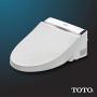 TOTO SW2044#01 C200 Electronic Bidet Toilet Cleansing Water, Heated Seat, Deodorizer, Warm Air Dryer, and PREMIST, Elongated, Cotton White