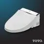 TOTO SW2044#01 C200 Electronic Bidet Toilet Cleansing Water, Heated Seat, Deodorizer, Warm Air Dryer, and PREMIST, Elongated, Cotton White