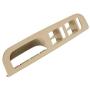 Master Window Switch Control Panel Cover Trim with Pull Handle Trim for VW Golf Passat Jett 1998-2004(Beige)