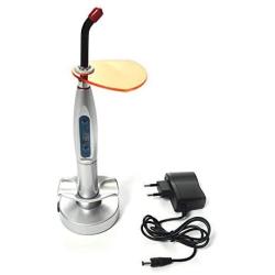 5W Cordless LED Light Lamp Teeth Whitening Tip Lab Equipment (Silver)