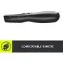 Logitech Professional Presenter R800, Wireless Presentation Clicker Remote with Green Laser Pointer and LCD Display, Black