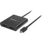 StarTech.com 2-Port Multi Monitor Adapter - USB-C to 2x HDMI Video Splitter - USB Type-C to HDMI MST Hub - Dual 4K 30Hz or 1080p 60Hz - Thunderbolt 3 Compatible - Windows Only (MSTCDP122HD)
