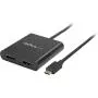 StarTech.com 2-Port Multi Monitor Adapter - USB-C to 2x HDMI Video Splitter - USB Type-C to HDMI MST Hub - Dual 4K 30Hz or 1080p 60Hz - Thunderbolt 3 Compatible - Windows Only (MSTCDP122HD)