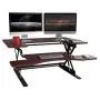 Halter Standing Desk Riser Converter, 36 Inch Stand Up Desk, Sit Stand Desk for Laptop and Monitor, Height Adjustable Desktop Workstation with Keyboard Tray