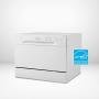Danby DDW621WDB Countertop Dishwasher with 6 Place Settings, 6 Wash Cycles and Silverware Basket, Energy Star-Rated with Low Water Consumption and Quiet Operation