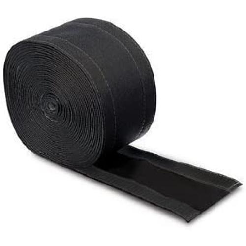 Electriduct 4'' SafCord Carpet Cord Cover Strip Secure and Hide Floor Cables and Wires - 100 Feet - Black | Works only on Commercial Carpet, Barber and Loop Style Rugs