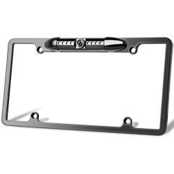 Backup Camera Car Dash Security Sensor Camera License Plate Frame Camera Car Rear View Camera Waterproof Backup Camera led Reverse Camera with 8 LED Night Version Auto Reverse