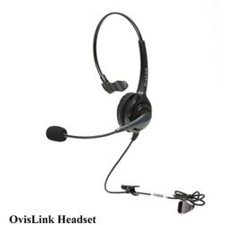 Mitel Phone Headset | Noise Canceling Headset for All Mitel Phones Compatible | Professional Call Center Headset for Office | RJ9 Headset Quick Disconnect Included | Flexible & Rotatable Microphone