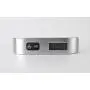 BiCoreTech Backlight LCD Display Luggage Scale 110lb/50kg Electronic Balance Digital Postal Luggage Hanging Scale with Rubber Paint Handle,Temperature Sensor, Silver/Black, BCT-HS106