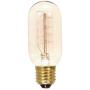 Satco S2416 40 Watt 135 Lumens T14 Incandescent Medium Base Soft White 2700K Vintage Spiral Coil Design Light Bulb, Dimmable,Clear