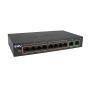 BV-Tech 10 Port PoE/PoE+ Switch (8 PoE+ Ports | 2 Gigabit Ethernet Uplink) – 96W – 802.3af/at| POE-SW811
