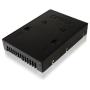 ICY DOCK 2.5'' to 3.5 Tool-Less Drive Adapter Converter Bracket Mounting Frame Tray for 5/7/9.5/12.5mm 2.5 inch HDD/SSD with SATA III Interface- EZConvert MB882SP-1S-1B